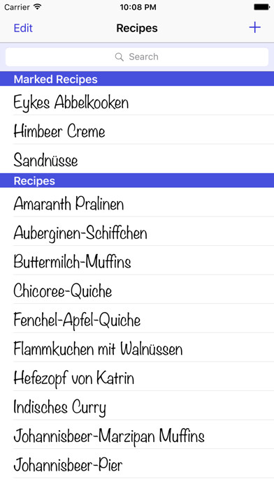 Emulate iPhone app My Collected Recipes using MyAndroid Emulate iPhone app My Collected Recipes using MyAndroid