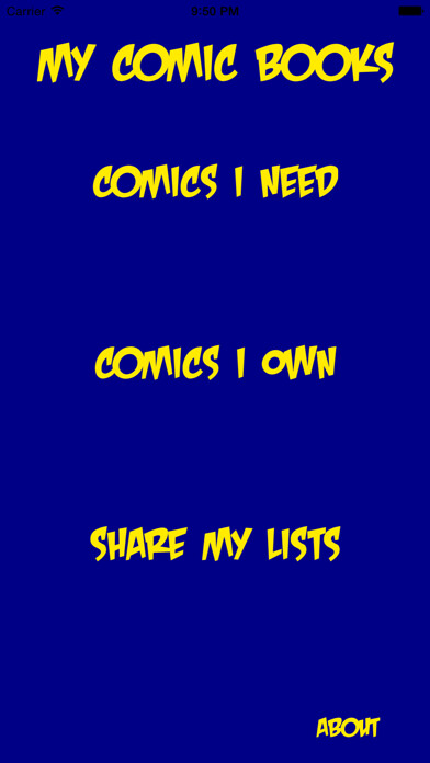 Emulate iPhone app My Comic Books using MyAndroid Emulate iPhone app My Comic Books using MyAndroid