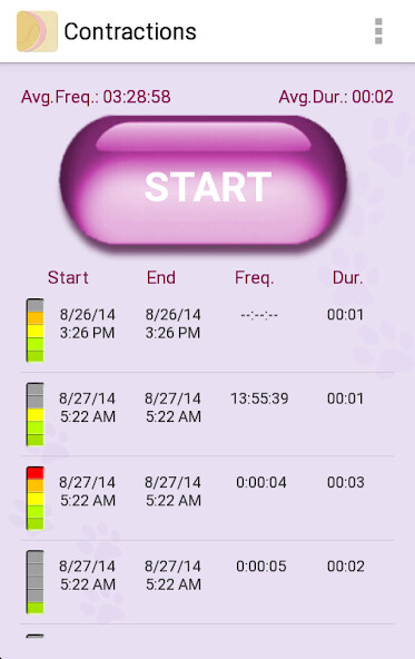 Run android online APK My Contractions Tracker from MyAndroid or emulate My Contractions Tracker using MyAndroid Run android online APK My Contractions Tracker from MyAndroid or emulate My Contractions Tracker using MyAndroid