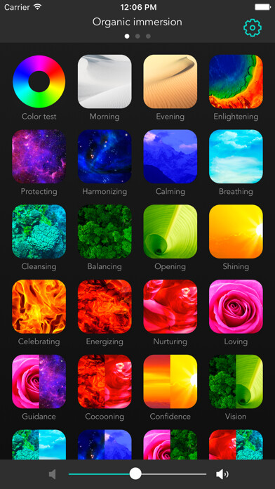 Emulate iPhone app mycoocoon Color Institute - Color Therapy using MyAndroid