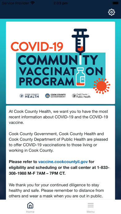 Emulate iPhone app MyCookCountyHealth using MyAndroid Emulate iPhone app MyCookCountyHealth using MyAndroid