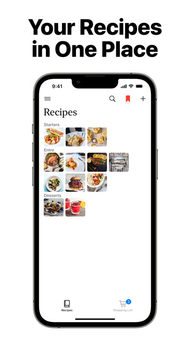 Emulate iPhone app My Cookery Book using MyAndroid