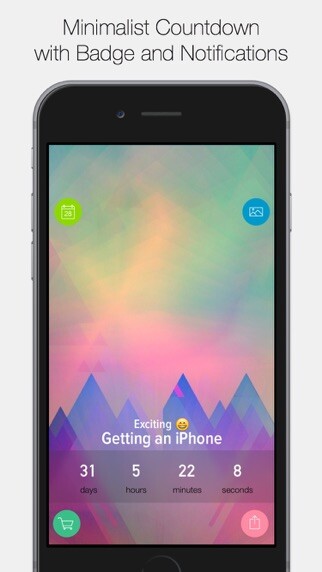 Emulate iPhone app MyCountdown using MyAndroid