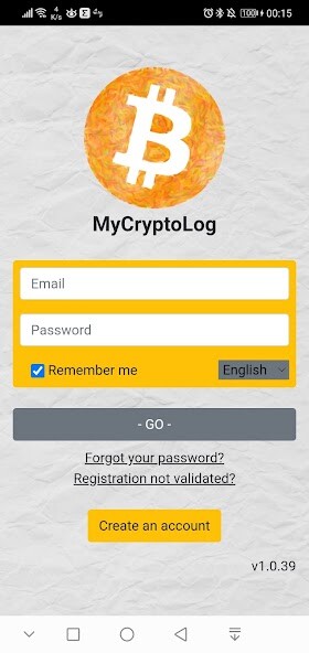 Run android online APK MyCryptoLog from MyAndroid or emulate MyCryptoLog using MyAndroid
