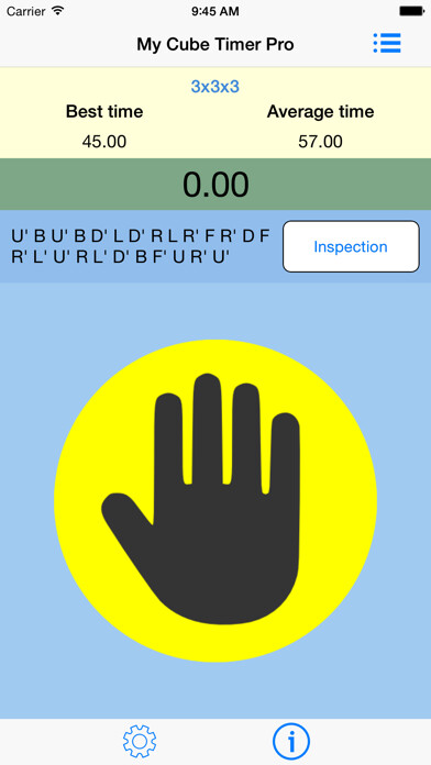 Emulate iPhone app My Cube Timer Pro using MyAndroid Emulate iPhone app My Cube Timer Pro using MyAndroid