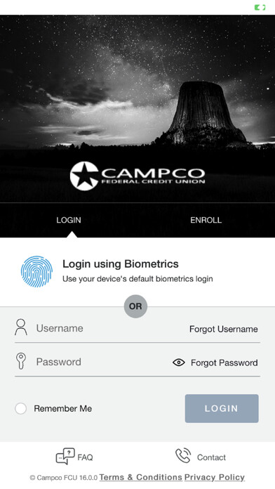 Emulate iPhone app MyCU Card using MyAndroid