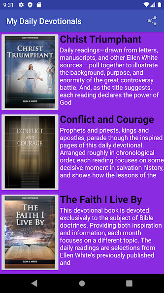 Emulate Android APK My Daily Devotionals