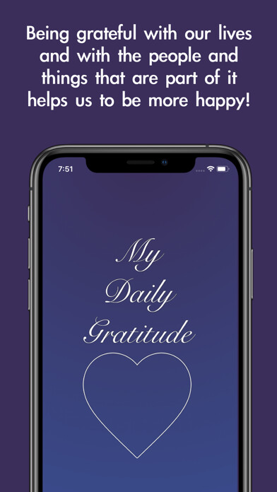 Emulate iPhone app My Daily Gratitude using MyAndroid