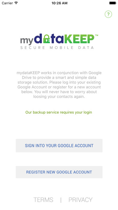 Emulate iPhone app MyDataKeep using MyAndroid Emulate iPhone app MyDataKeep using MyAndroid