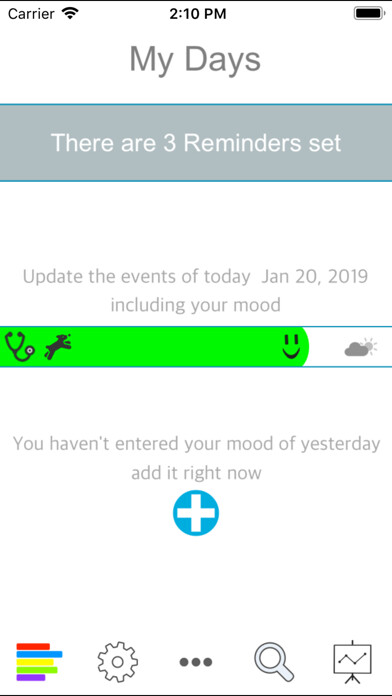 Emulate iPhone app My Days - I miei Giorni using MyAndroid Emulate iPhone app My Days - I miei Giorni using MyAndroid