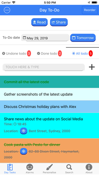Emulate iPhone app My Day To-Do - Smart Task List using MyAndroid Emulate iPhone app My Day To-Do - Smart Task List using MyAndroid