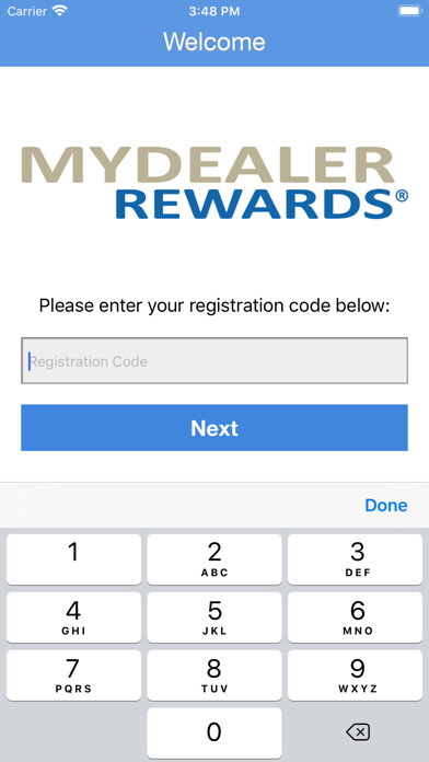 Emulate iPhone app My Dealer Rewards using MyAndroid