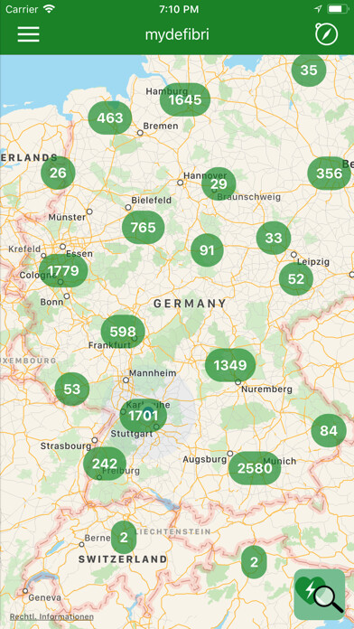 Emulate iPhone app mydefibri - Defibrilatoren using MyAndroid Emulate iPhone app mydefibri - Defibrilatoren using MyAndroid