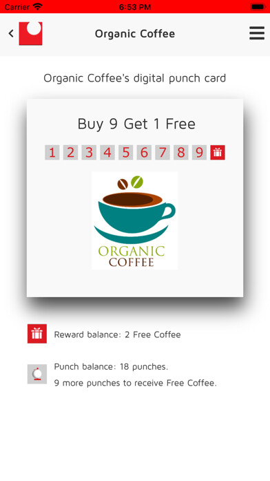 Emulate iPhone app My digiPunchCard using MyAndroid Emulate iPhone app My digiPunchCard using MyAndroid