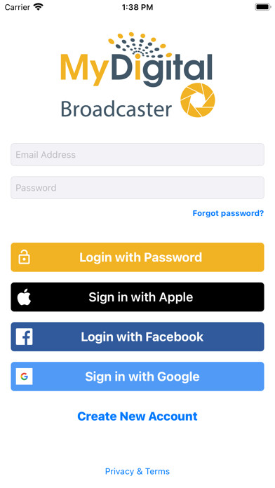 Emulate iPhone app MyDigitalBroadcaster using MyAndroid Emulate iPhone app MyDigitalBroadcaster using MyAndroid