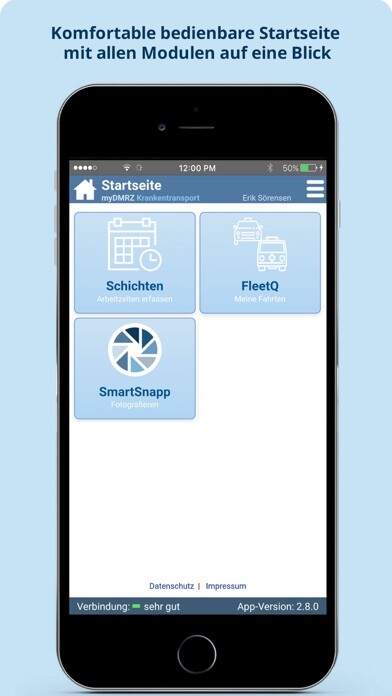 Emulate iPhone app myDMRZ Krankentransport using MyAndroid Emulate iPhone app myDMRZ Krankentransport using MyAndroid