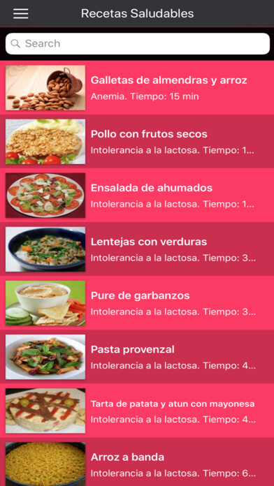 Emulate iPhone app My Doctor - Recetas Saludables using MyAndroid