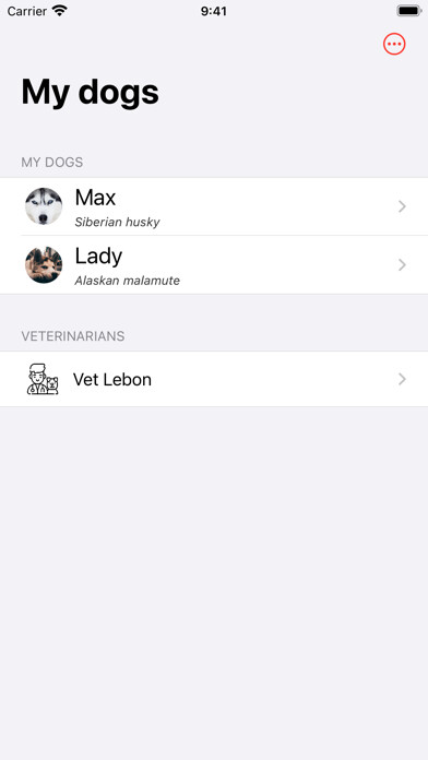 Emulate iPhone app My dogs notebook using MyAndroid