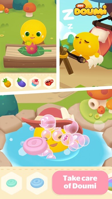 Emulate iPhone app My Doumi - Virtual Pet Game using MyAndroid