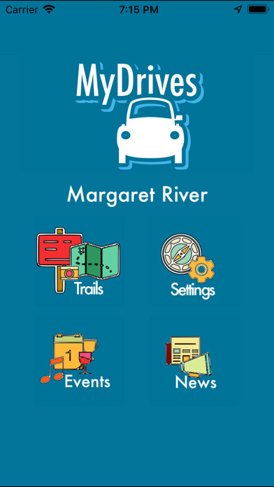 Emulate iPhone app MyDrives Margaret River using MyAndroid Emulate iPhone app MyDrives Margaret River using MyAndroid