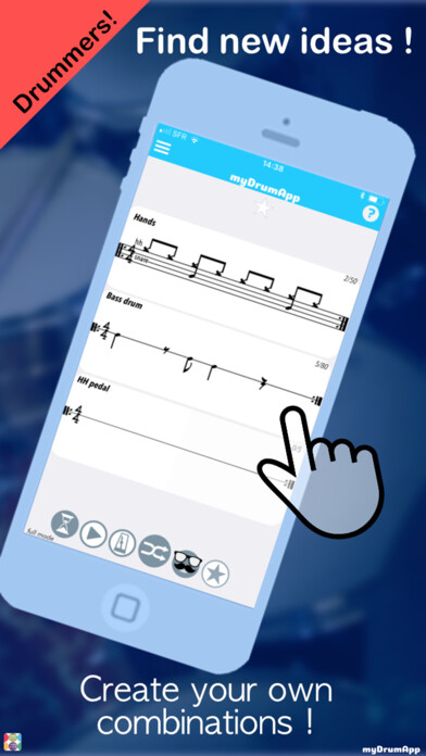 Emulate iPhone app myDrumApp - Drum Practice using MyAndroid Emulate iPhone app myDrumApp - Drum Practice using MyAndroid