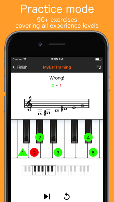 Emulate iPhone app MyEarTraining - Ear Trainer using MyAndroid Emulate iPhone app MyEarTraining - Ear Trainer using MyAndroid