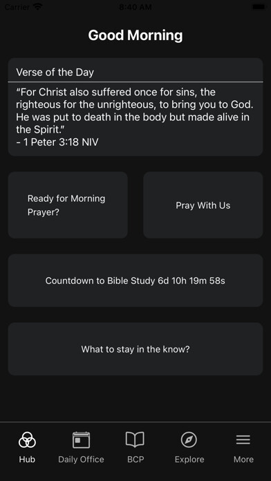 Emulate iPhone app My Episcopal using MyAndroid