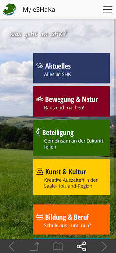 Run android online APK my eSHaKa - Entdecke den Saale-Holzland-Kreis from MyAndroid or emulate my eSHaKa - Entdecke den Saale-Holzland-Kreis using MyAndroid