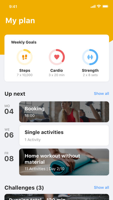 Emulate iPhone app myEspacéo - Coaching Fitness using MyAndroid Emulate iPhone app myEspacéo - Coaching Fitness using MyAndroid