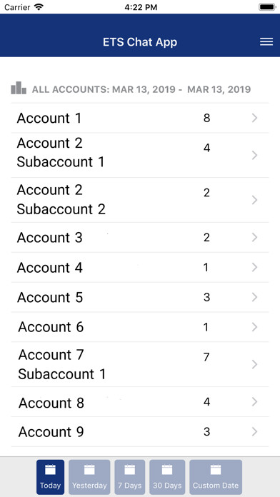 Emulate iPhone app My ETS Chat Data App using MyAndroid Emulate iPhone app My ETS Chat Data App using MyAndroid