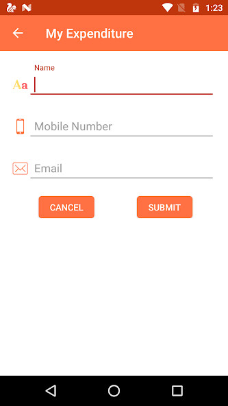 Emulate Android APK MyExpenditure