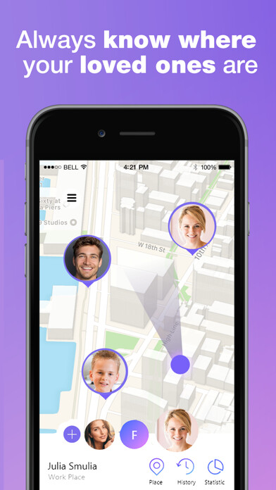 Emulate iPhone app My Family: Find Friends Phone using MyAndroid