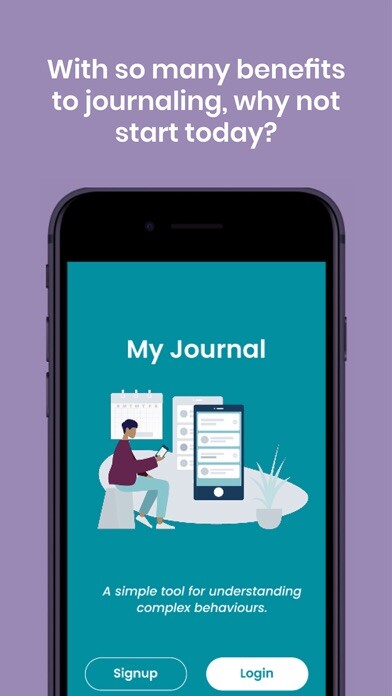 Emulate iPhone app My Family Journal using MyAndroid