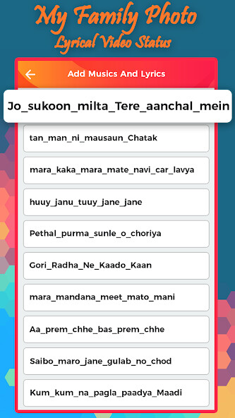 Run android online APK My Family Photo Lyrical Video Status from MyAndroid or emulate My Family Photo Lyrical Video Status using MyAndroid