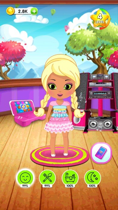 Emulate iPhone app My Fashion Doll Surprise using MyAndroid