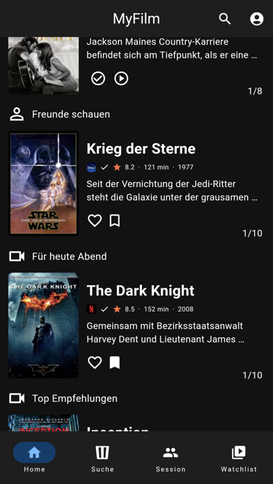 Emulate iPhone app MyFilm - Filmsuche using MyAndroid Emulate iPhone app MyFilm - Filmsuche using MyAndroid