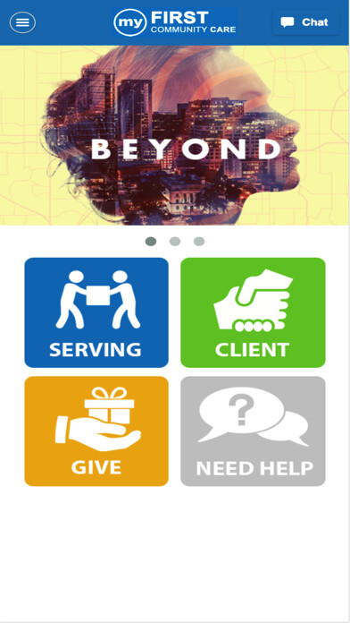 Emulate iPhone app my First Community Care using MyAndroid