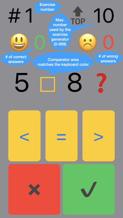 Emulate iPhone app My First Math Compare Numbers using MyAndroid Emulate iPhone app My First Math Compare Numbers using MyAndroid