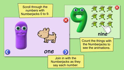 Emulate iPhone app My First Numberjacks App using MyAndroid