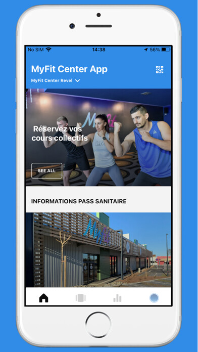 Emulate iPhone app MyFit Center App using MyAndroid Emulate iPhone app MyFit Center App using MyAndroid