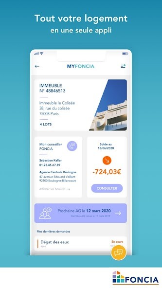 Run android online APK MyFoncia from MyAndroid or emulate MyFoncia using MyAndroid