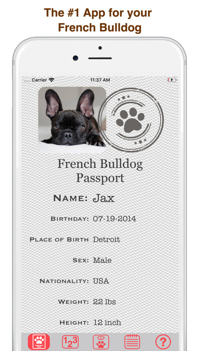 Emulate iPhone app My French Bulldog using MyAndroid