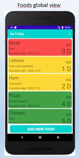 Run android online APK My fridge - food saver from MyAndroid or emulate My fridge - food saver using MyAndroid