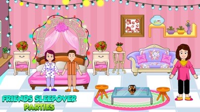 Emulate iPhone app My friend’s town pajama party using MyAndroid