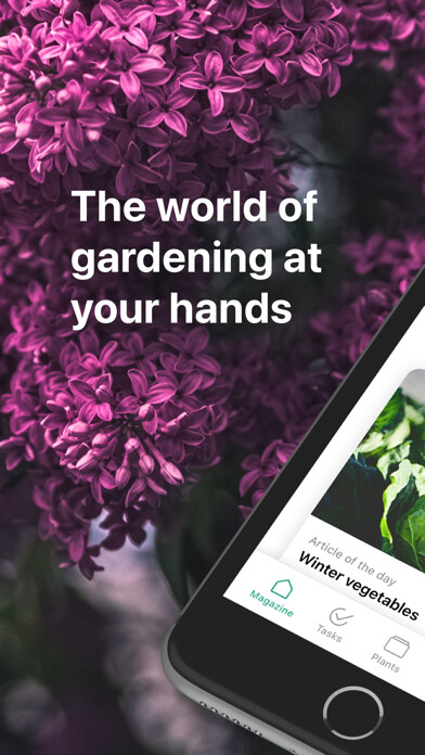 Emulate iPhone app myGarden - Gardening & Plants using MyAndroid