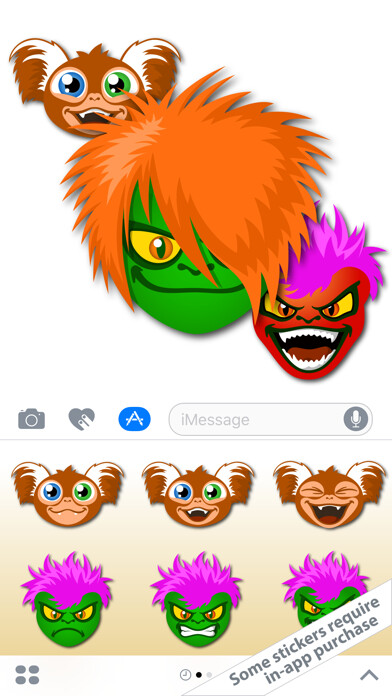 Emulate iPhone app My Glam Vampires - cool stickers and smileys using MyAndroid
