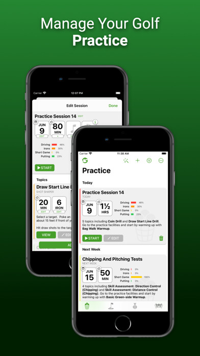 Emulate iPhone app My Golf: Practice, Play & Plan using MyAndroid