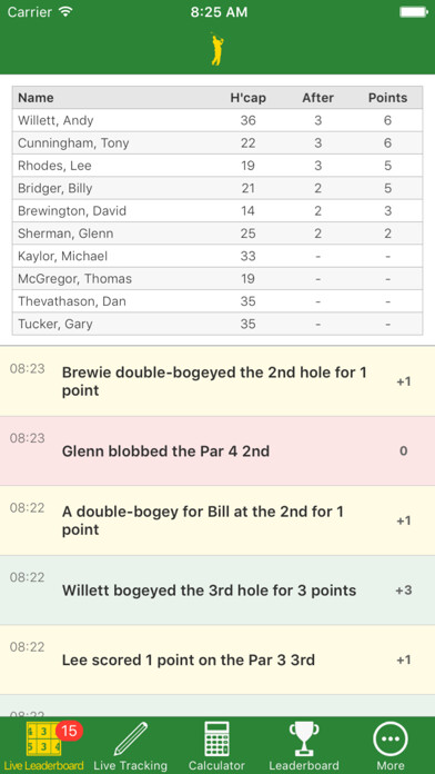 Emulate iPhone app MyGolfSociety using MyAndroid
