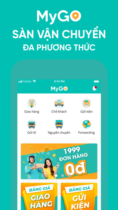 Emulate iPhone app MyGo - Sàn Vận chuyển using MyAndroid Emulate iPhone app MyGo - Sàn Vận chuyển using MyAndroid