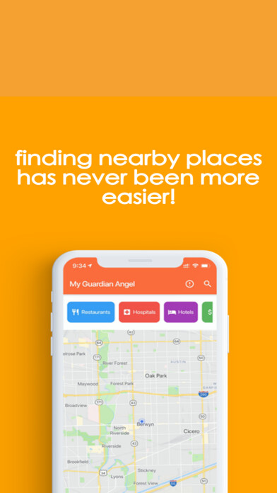 Emulate iPhone app My Guardian Angel GPS using MyAndroid